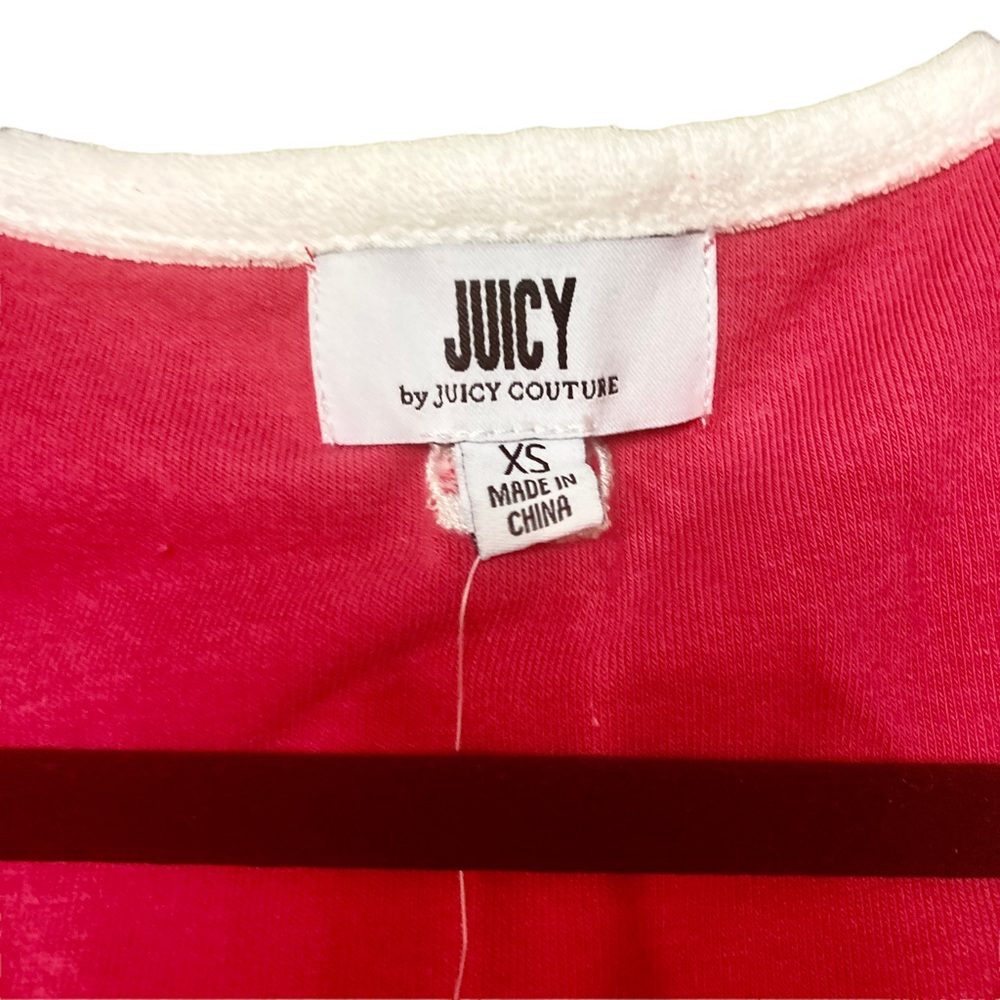 Juicy By Juicy Couture NWT XS Towel Terry Womens V Neck tank - Picture 4 of 6
